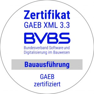GAEB Zertifikat